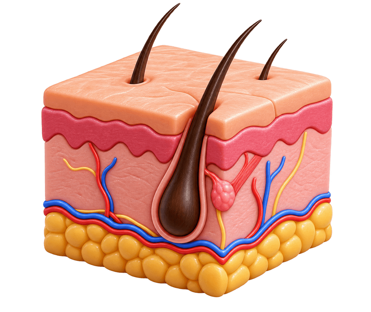 Dermatology illustration